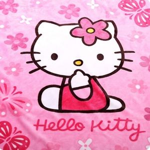 Hello Kitty Soft Throw Blanket Sanrio